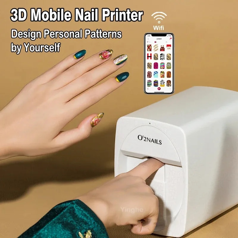 Commercial Nail Printing Machine - 3D Smart Digital Nail Art Printer