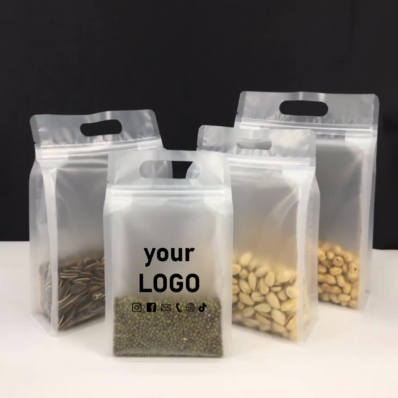 Commercial Printing Company - 50 portable frosted transparent food sealing