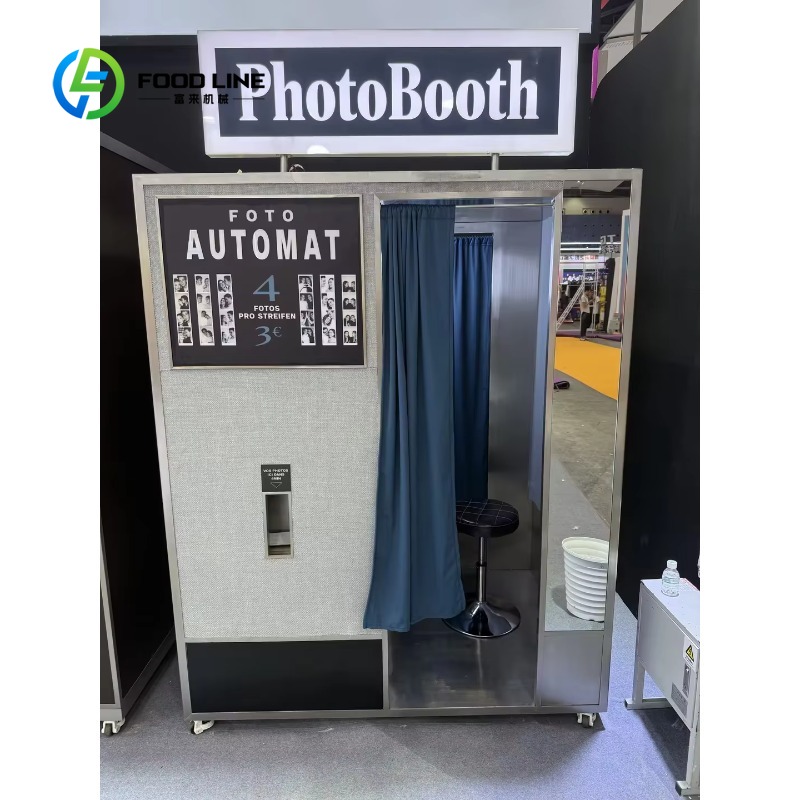 Commercial Photo Printing Kiosk - custom commercial retro photo booth kiosk
