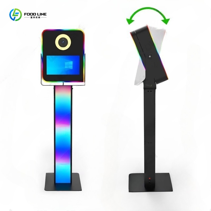Commercial Photo Printing Kiosk - Customized 15.6inch Photo Booth Kiosk Selfie