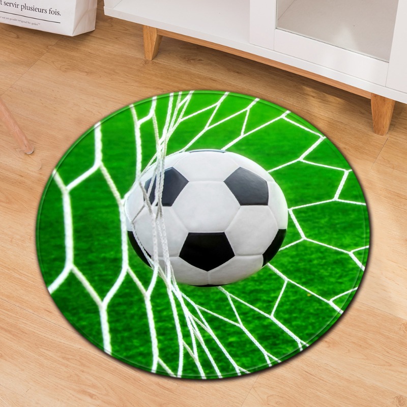 Commercial Printing & Packaging Pvt Ltd Photos - Soccer Theme Round Carpet Sports Style
