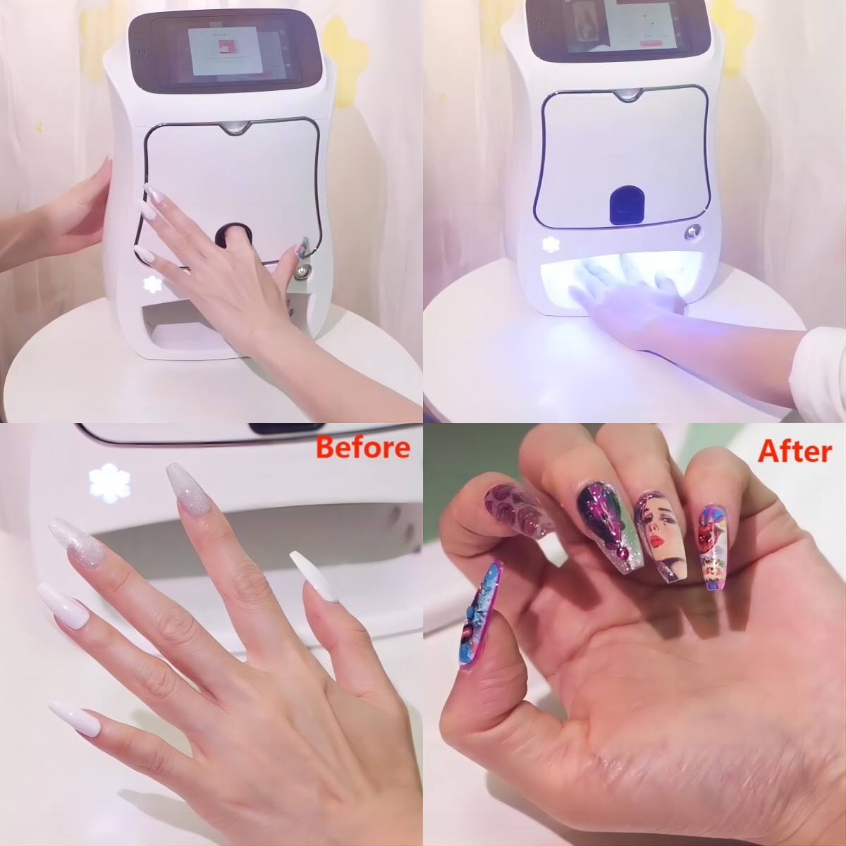 Automatic Smart DIY Digital Na - Commercial Nail Printing Machine recension och pris