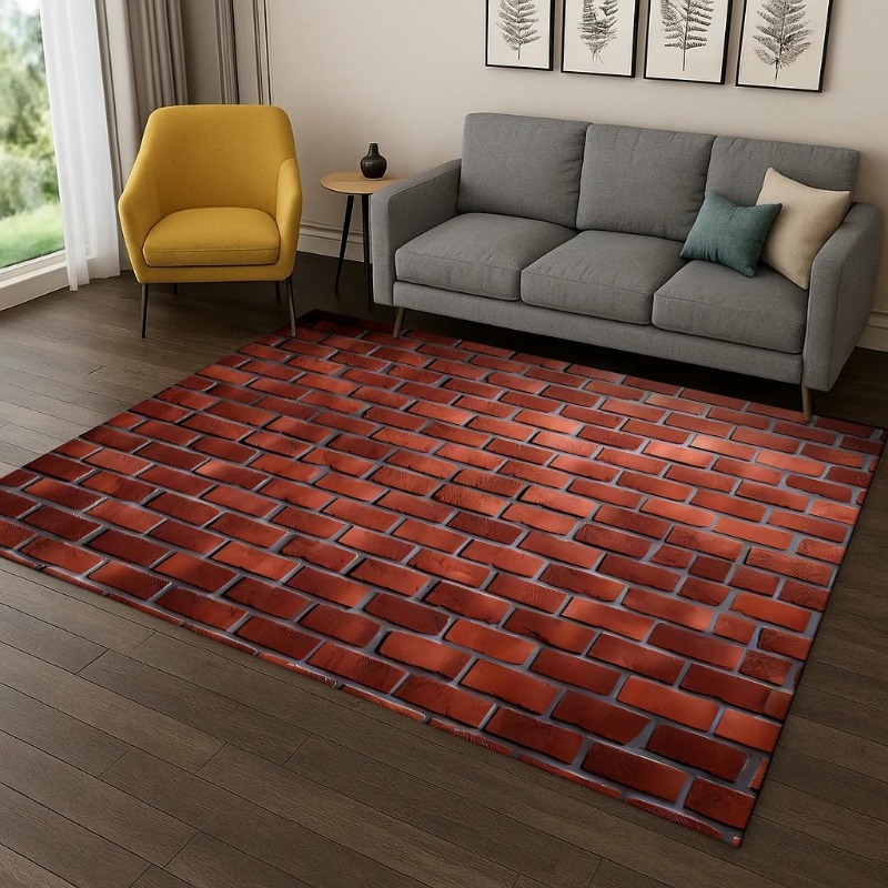 3D Brick Stone Building Carpet - Commercial Wall Printing Machine recension och pris