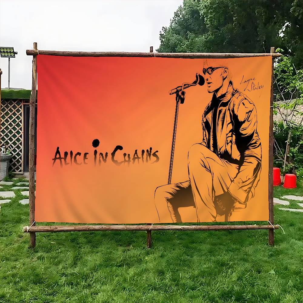 Retro Music Alice In Chains Ad - Commercial Printing Company recension och pris