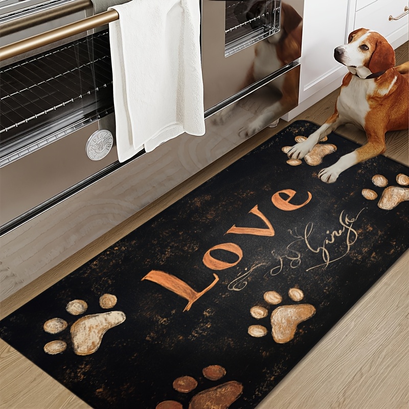 Cat Dog Paw Print Pattern Kitc - Commercial Printing And Design recension och pris