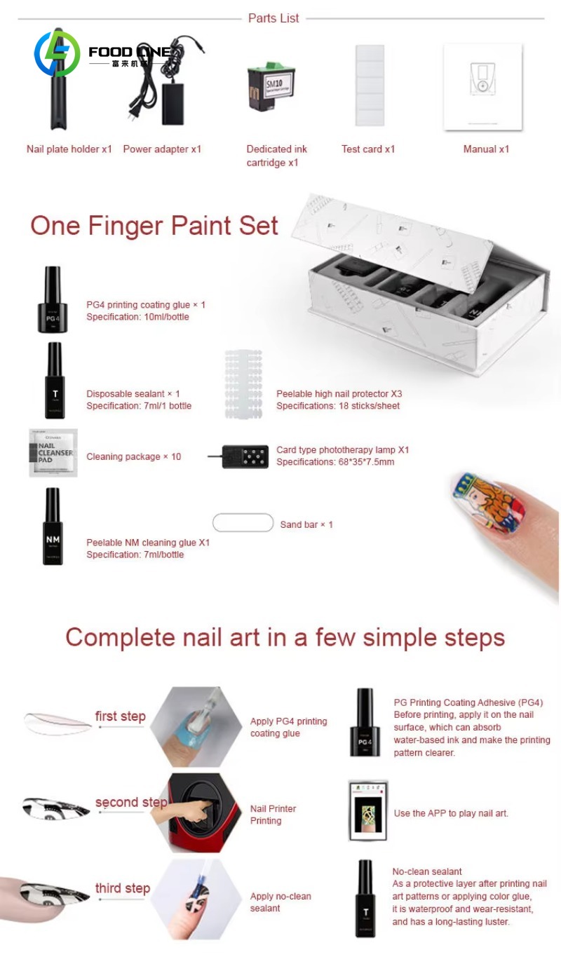 Customized All-in-One 3D Digit - Commercial Nail Printing Machine recension och pris