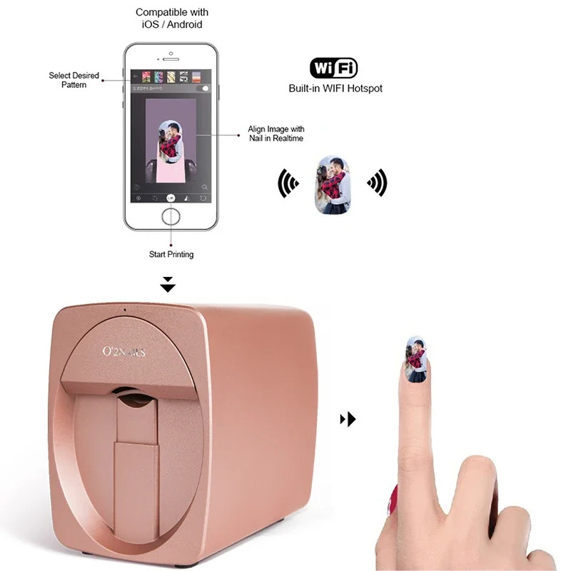 Original Mobile Nail Printer 3 - Commercial Nail Printing Machine recension och pris